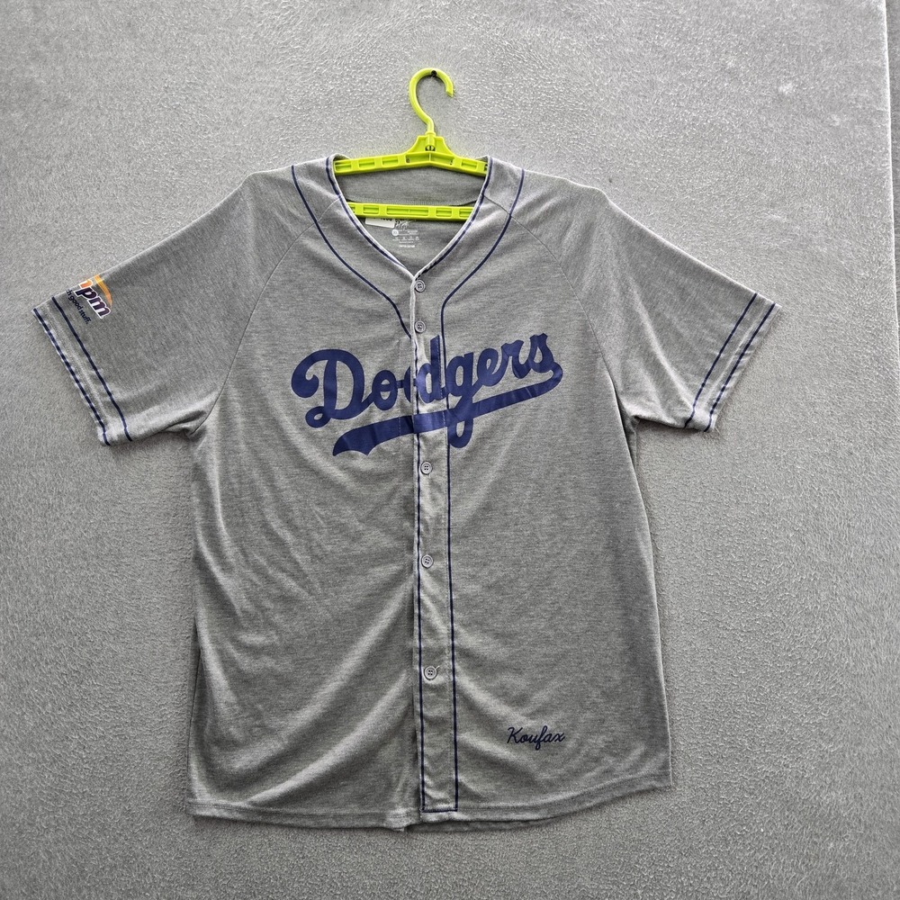 Los Angeles Dodgers Men Jersey XL Gray Dodgers Script 32 Stadium Exclusive